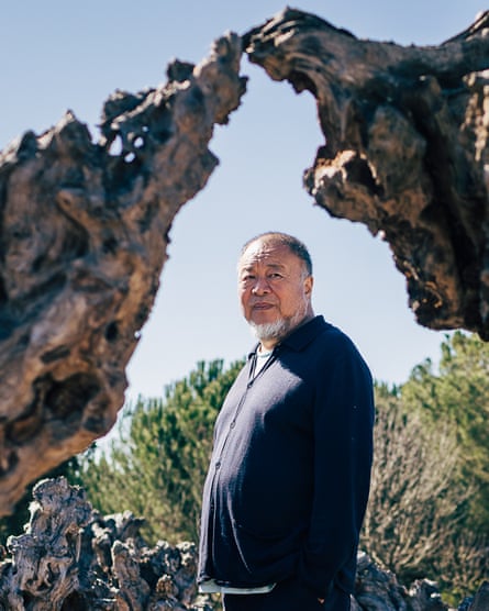 ‘You are as rich as how much you can spend, not how much you have’ … Ai Weiwei near his farmhouse in Portugal.