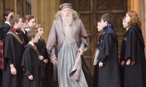 MICHAEL GAMBON as Albus Dumbledore in Harry Potter and the Order of the Phoenix.