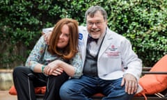 Peter Hotez at home in Texas with his daughter, Rachel, whose autism inspired his book.