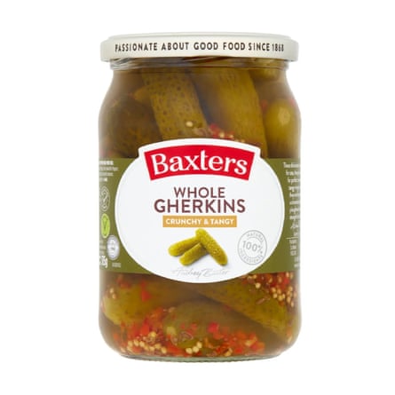 Baxters Whole Gherkins Crunchy & Tangy (600g)