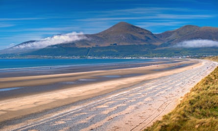 Murlough beach with Slieve Donard in the background. County Down, Northern Ireland.