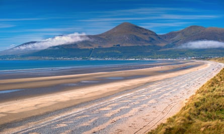 Murlough beach with Slieve Donard in the background. County Down, Northern Ireland.