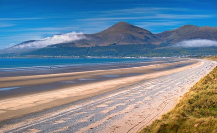 Slieve Donard and Newcastle from Murlough Beach.