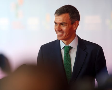 Spanish prime minister Pedro Sánchez.