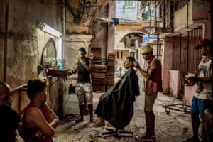 Daily life - stories, first prizeA barber’s shop in Old Havana, Cuba