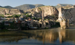 Most of Hasankeyf in Batman province, Turkey, will be underwater once Ilisu dam is completed.