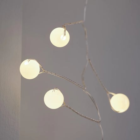 lights4fun Pearl Micro LED Battery Cluster Lights