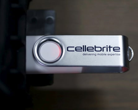 A Cellebrite device used for data extraction from mobile devices, in 2016