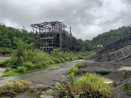 Rusting Mine Buildings, Panguna mine, Bougainville