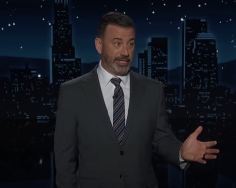 Kimmel on Trump's Iran plans: 'Who the hell knows what he's gonna do?' | Late-night TV roundup | The Guardian