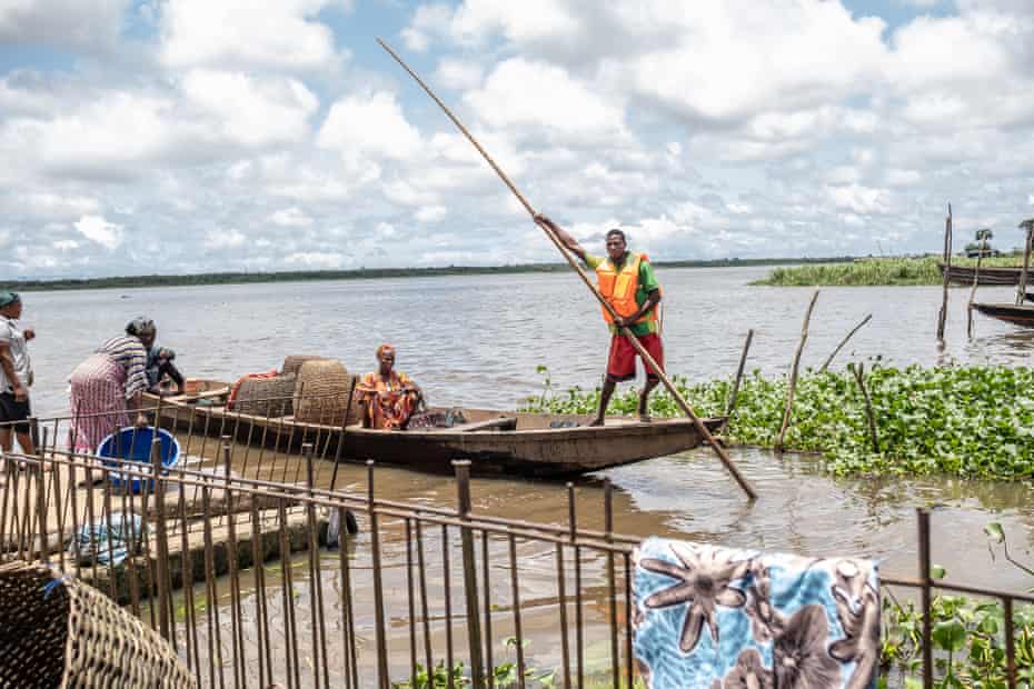 Most men are fishers, so the women have the role of selling their catch