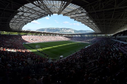 A general view of the Stade de Genève