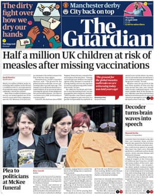 Guardian morning briefing, Thursday 25 April 2019