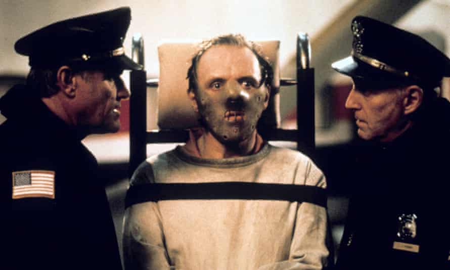 Anthony Hopkins as Hannibal Lecter in The Silence of the Lambs (1991).