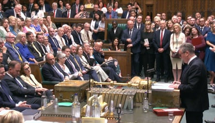 Keir Starmer speaking during prime minister’s questions on Wednesday