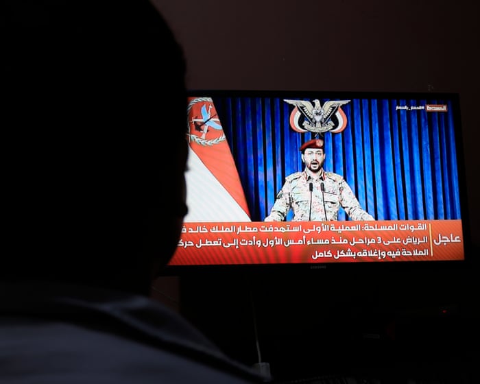 Middle East crisis live: Riyadh airport hit again as Houthis claim attacks, including strike that killed 12