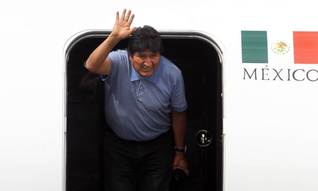 Evo Morales arrives in Mexico after receiving political asylum 