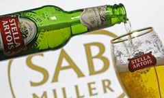 The new group would combine AB InBev’s Budweiser, and Stella Artois with SABMiller’s Pilsner Urquell among many other brands.