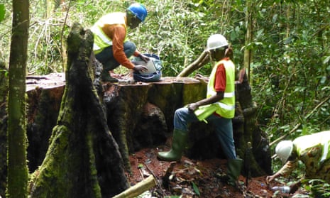 Using mapping software in the Cameroon rainforest
