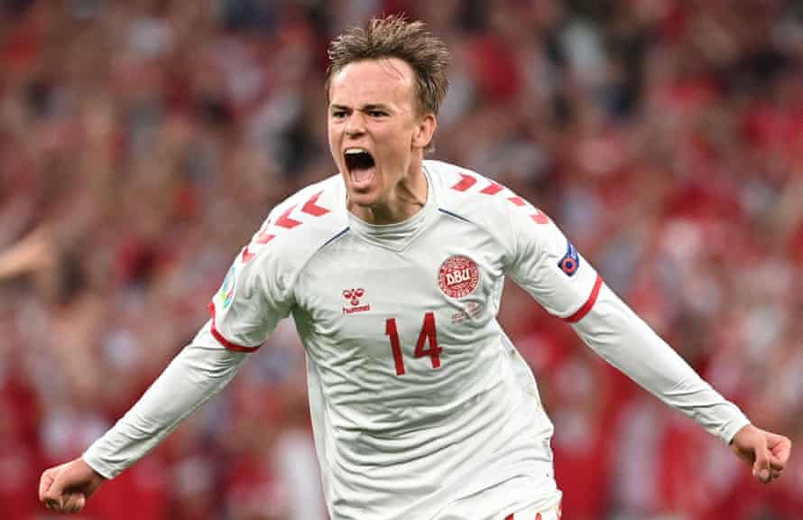 One step ahead&#39; – how Damsgaard became one of the stars of Euro 2020 |  Denmark | The Guardian