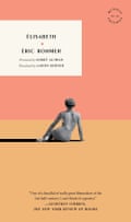 The book cover, showing a woman in a bathing suit sitting down, seen from behind