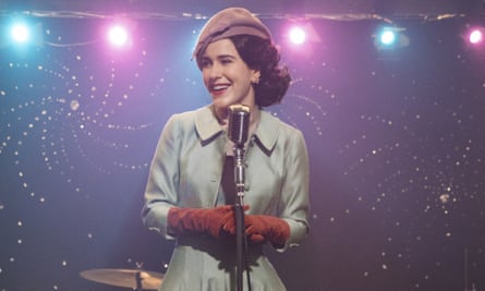 Best actress nomination in a best TV series, musical or comedy, nominee … Rachel Brosnahan in The Marvelous Mrs Maisel.