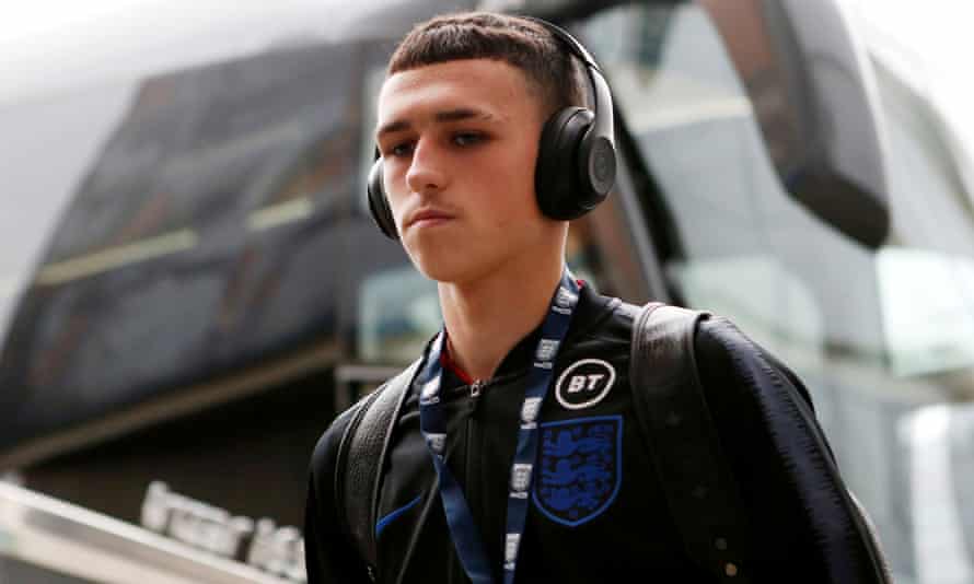 Phil Foden starts for England Under-21s in Hull.