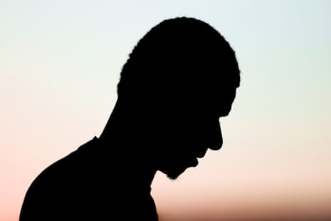 A silhouette of Marcus Rashford of Aston Villa during the victory over Nottingham Forest