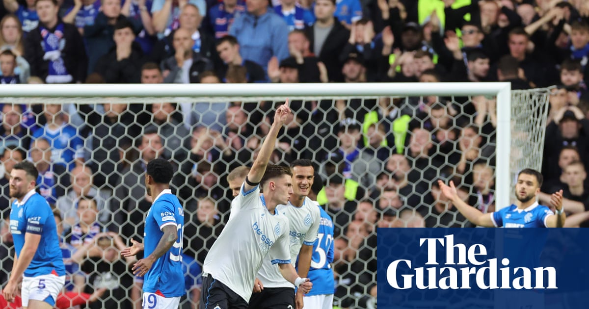 Rangers suffer heavy Club Brugge defeat risking Champions League exit