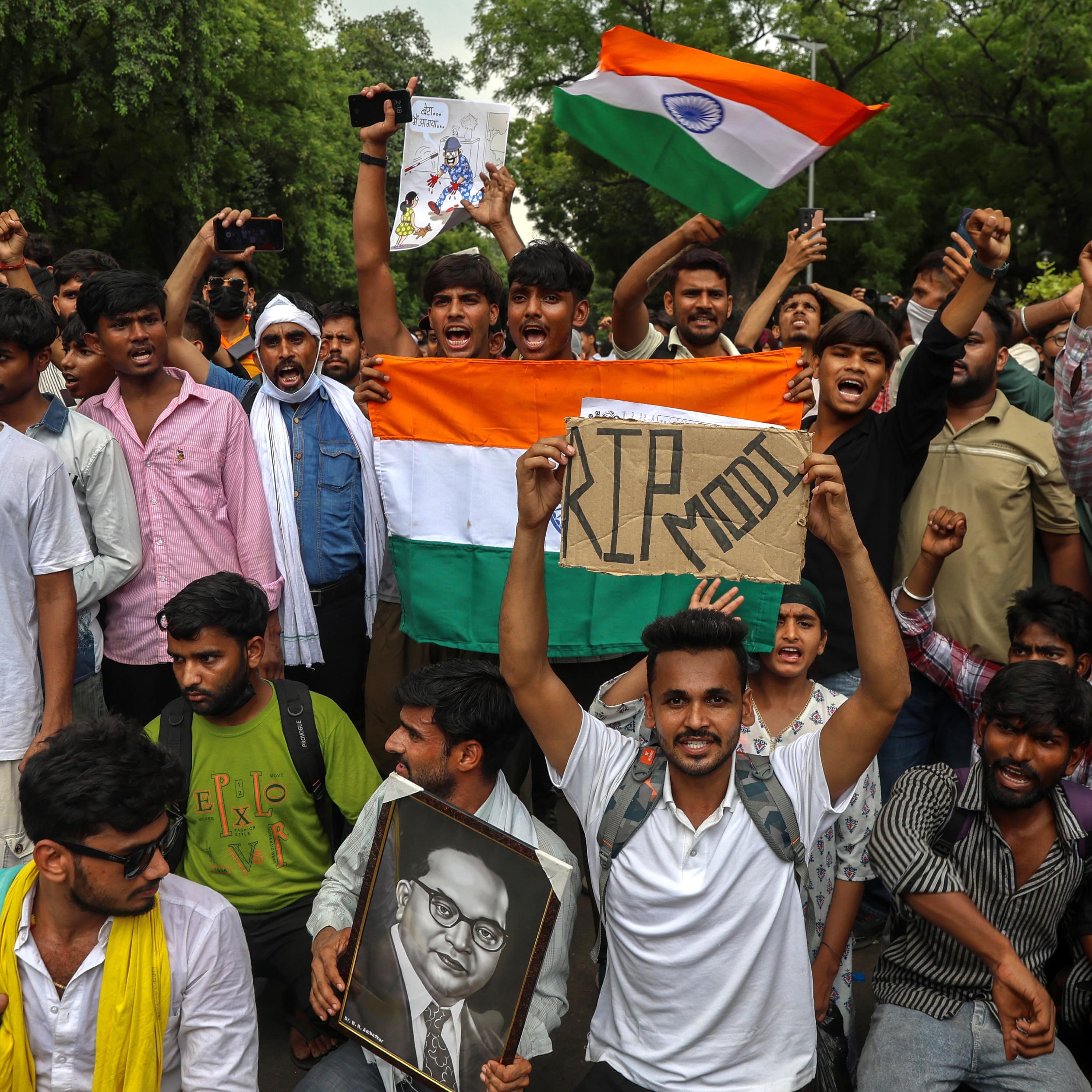 The ‘cockroaches’ marching on India’s government