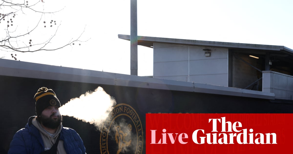 The Guardian FA Cup 라이브 블로그 이미지