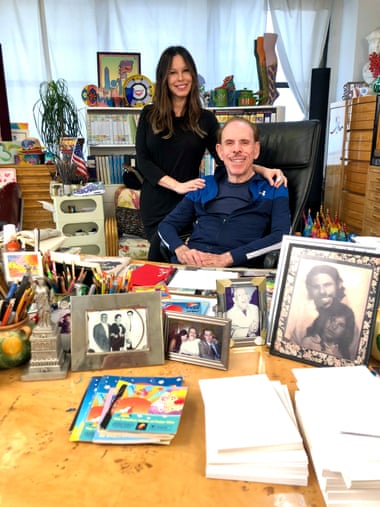 Libra Max and Peter Max in 2019.