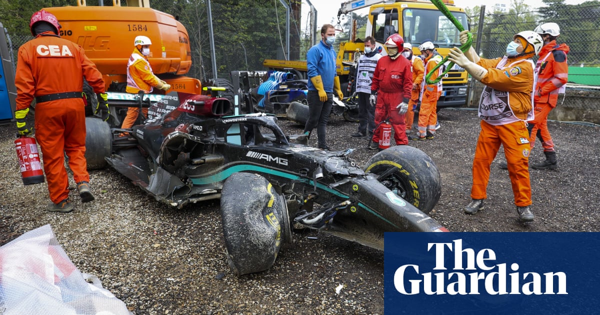 Toto Wolff rebukes George Russell over Imola F1 crash with Valtteri Bottas