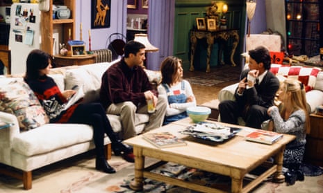 Togetherness … social interaction in Friends took place mainly in the living room of their New York apartment. 