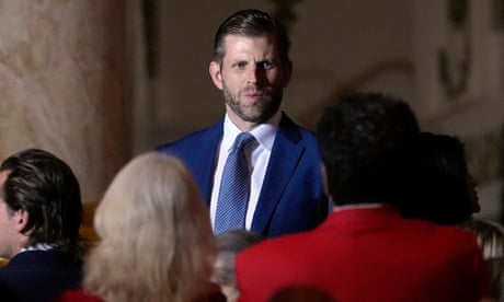 ‘No one’s ever seen a bond this size’: Eric Trump criticises $454m judgment against his father
