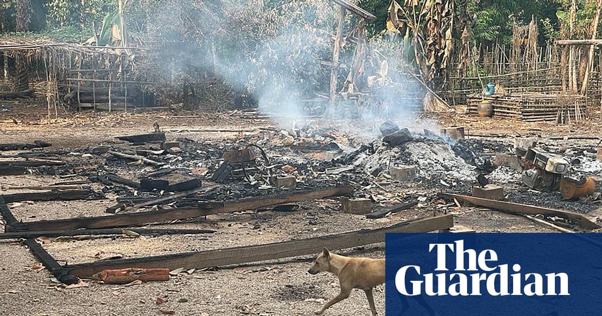 Myanmar military accused of torching hundreds of homes in three-day blitz