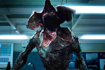The Demogorgon in Stranger Things.