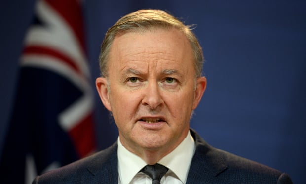 Opposition leader Anthony Albanese