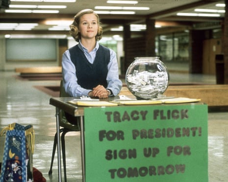 Reese Witherspoon as Tracy Flick in Election