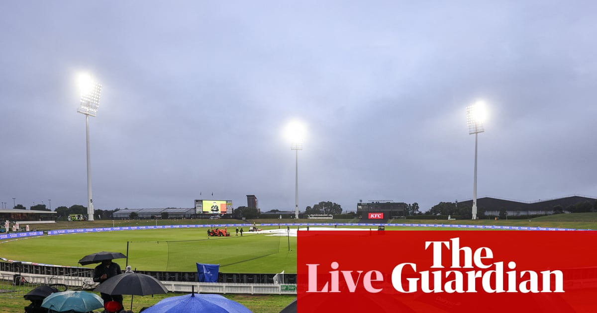 New Zealand v Australia: men’s second T20 international cricket – live