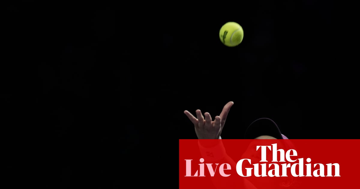 WTA Finals tennis: Jessica Pegula v Elena Rybakina in semi-finals – live