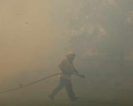 A firefighter useful successful California.