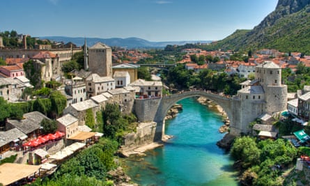 Sungai Neretva, Mostar.