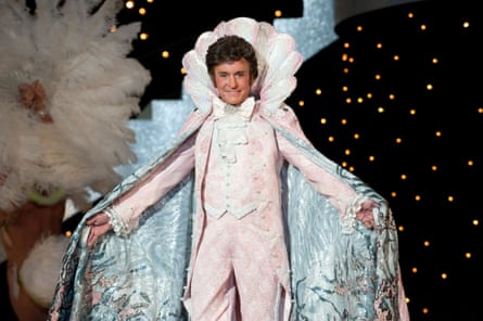 Michael Douglas as Liberace in Behind the Candelabra.