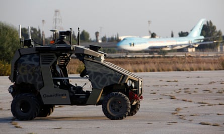 Israel’s Guardium unmanned security vehicle