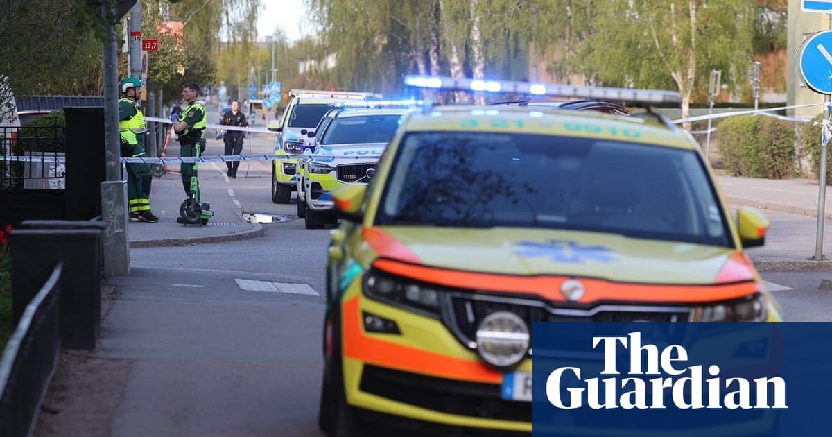Several people injured in Uppsala after reports of gunfire, police say