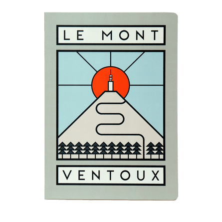 Ventoux Front Notebook - Handmade Cyclist