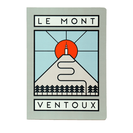 Ventoux Front Notebook - Handmade Cyclist