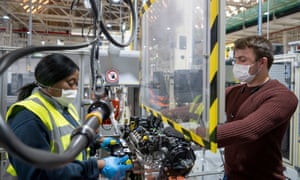 Workers at Ford’s plant in Dagenham