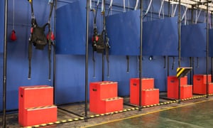 Parachute harnesses at Netheravon